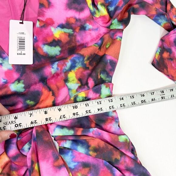 One33 Social Dress Womens 4 Mini Pink The Celia Cutout Cocktail Open Back Low V - Picture 7 of 14